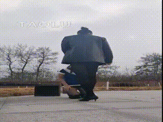 黑丝暴力女神拖鞋耳光， (2)