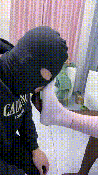 萌萌双胞胎S瑜珈裤彩丝作践奴才